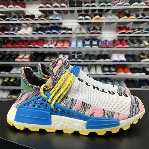 Adidas x Pharrell Williams Hu NMD ‘Mother Land’ Solar Pack BB9531 Men’s Size 9.5