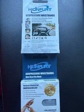 BRACCIALETTI DIGITOPRESSIONE taglia unica adatti alla maggior parte dei bundle nuovi mai indossati