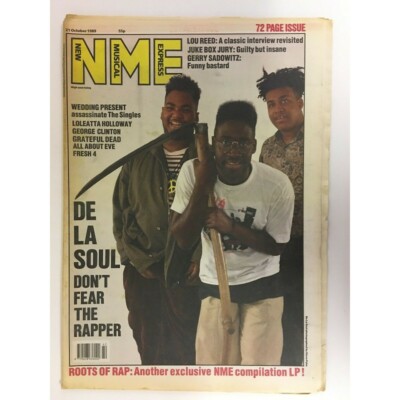 NEW MUSICAL EXPRESS NME MAGAZINE  21 OCTOBER 1989  DE LA SOUL   LS