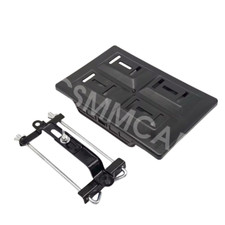 Car Storage Battery Holder Adjustable Tray Bracket Mount Hold Down Clamp Kit