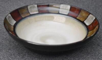 Pfaltzgraff Heirloom Stoneware Creamer Old Castle Mark made in USA (4.5 inches
