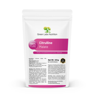 L-Citrullin Malat Pulver - Veganes Amino für Pump-, Ausdauer- & Trainingsunterstützung