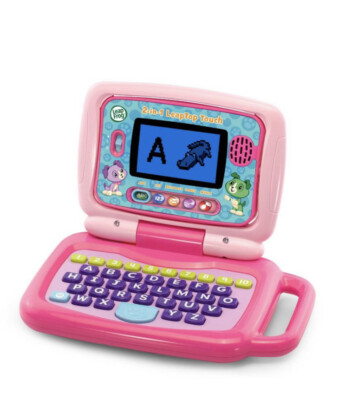 LeapFrog 2-in-1 LeapTop Touch, Pink Lap Top Tablet 804046594208| eBay