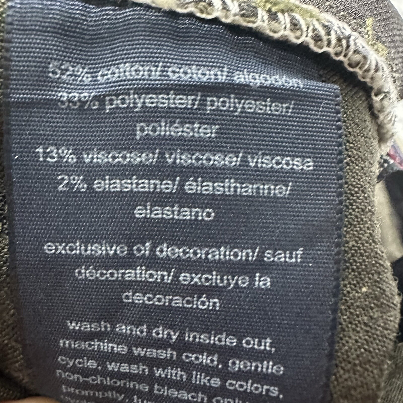 Tommy Hilfiger Chino Pants Womens size 12 Green Business Career Cotton Casual thumbnail 9