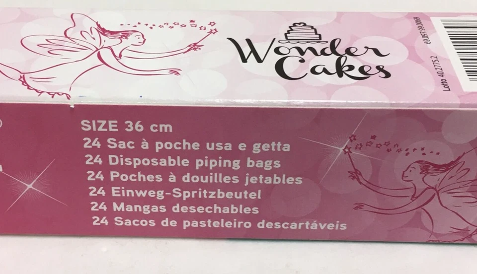 Silikomart Wonder Cakes 24 Disposable Piping Bags/ 36 cm ~ NIP  /Made in Italy - Image 3 of 4