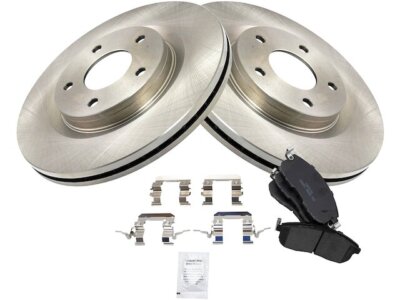 TRQ 85BY53F Front Brake Pad and Rotor Kit Fits 2011-2017 Nissan Juke