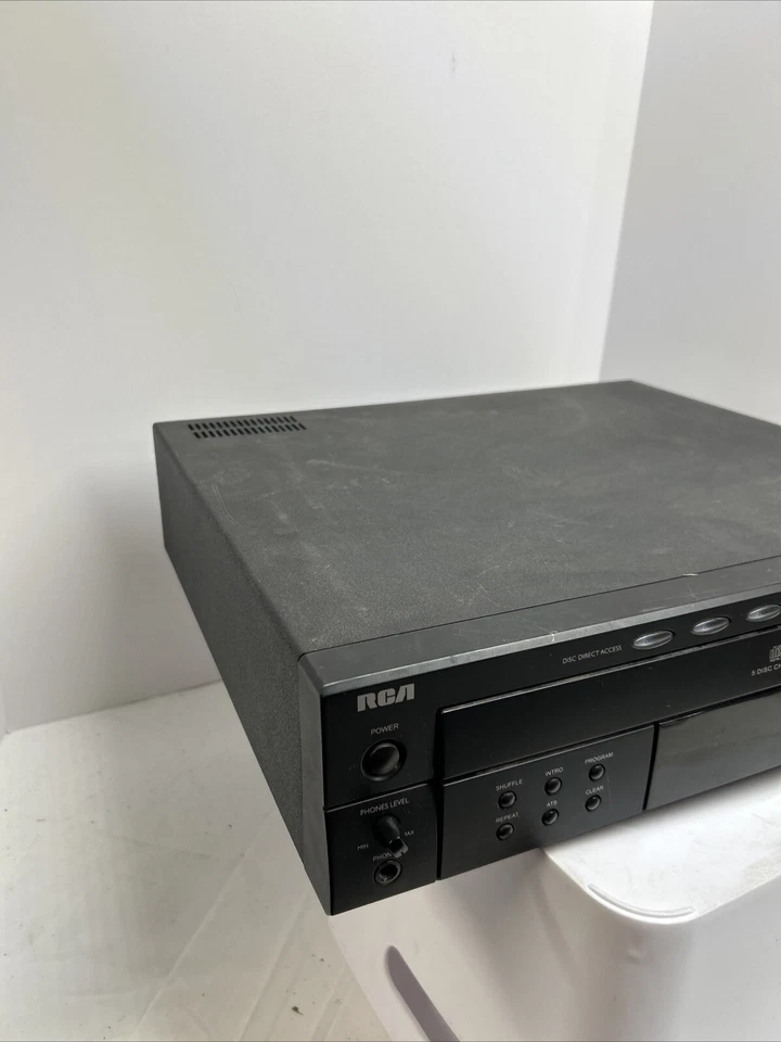 🔥RCA RP-8075RS 5-Disc Carousel CD Player Changer NO Remote - FOR PARTS ONLY - Image 3 of 4
