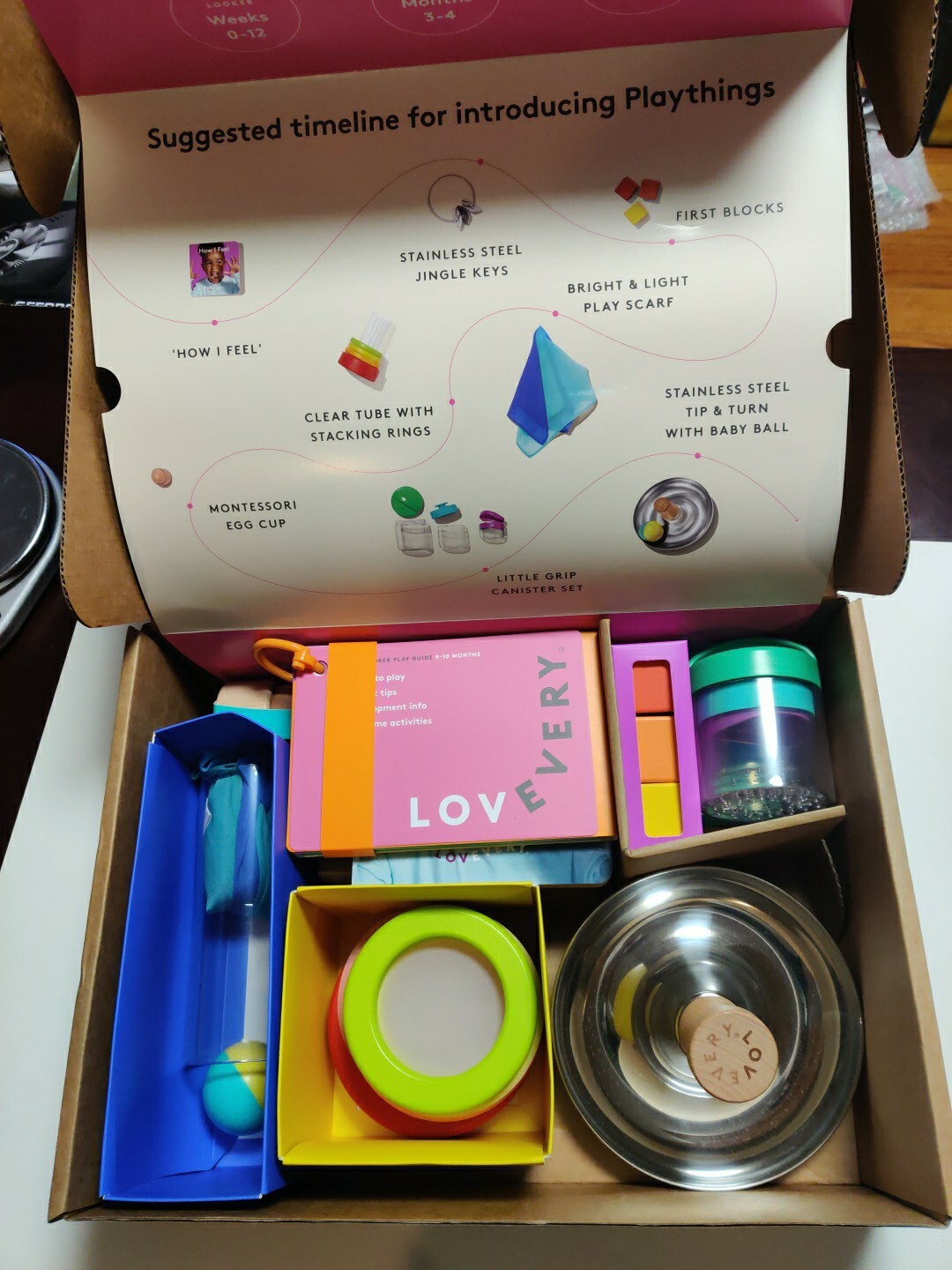 Lovevery, The Explorer, 9-10 Months  Learning Box 🆕