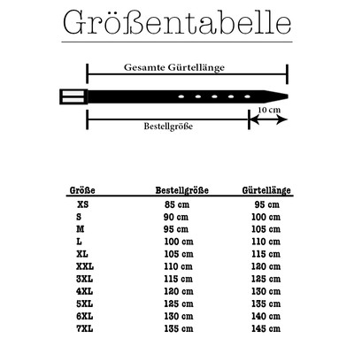 Vascavi Ledergürtel 4,5 Cm Breit – Echtes Leder, Made In Germany – Unisex Für Damen & Herren