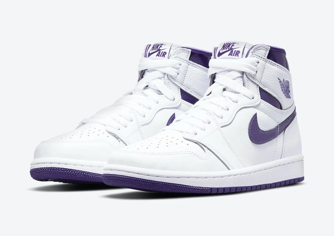 Jordan 1 court purple best sale ebay