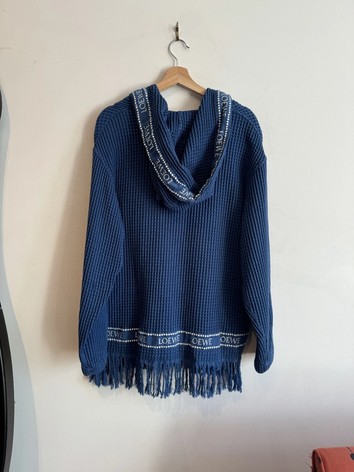 Giacca con cappuccio e coulisse con bordo waffle Loewe taglia 50