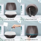 LED Ultrasonic Aromatherapy Oil Diffuser Essential Air Aroma Purifier ...