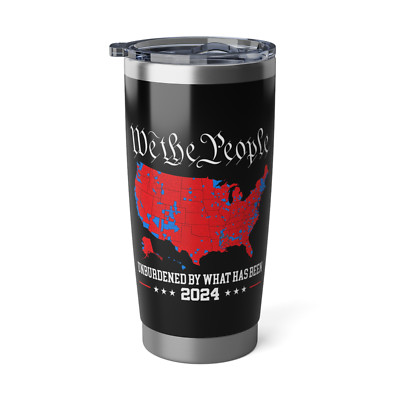 We The People Trump 2024 Election Map Stainless Steel Insulated 20oz Tumbler