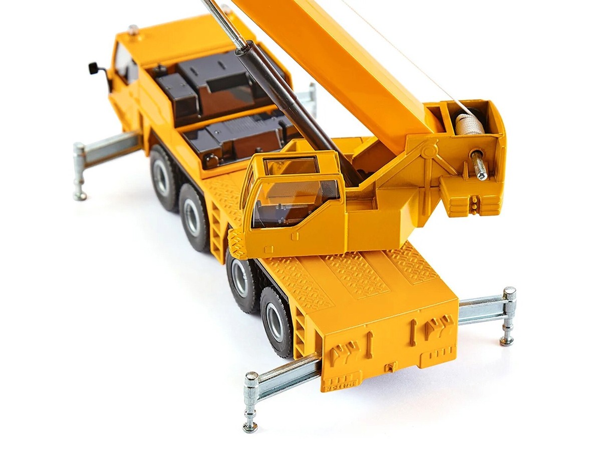 MOBILE CRANE YELLOW 1/55 DIECAST MODEL BY SIKU 2110 | eBay