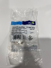 New Leviton Voice Grade Snap-in Jack Quickport Phone RJ-11 Connector 41106-RT6