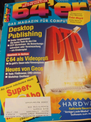 64er (64´er) 05/94 1994 C64 Commodore 64 (Markt & Technik Verlag) 8-bit Magazin