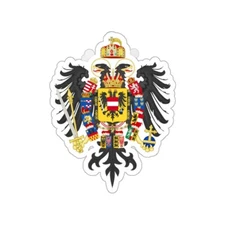 Middle Coat of Arms of Francis II, Holy Roman Emperor (1804-1806) STICKER