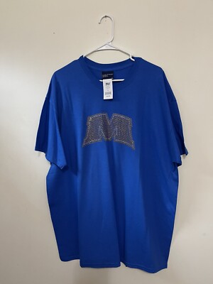 Morehead State University T-Shirt Adult XL Blue Gold Silver MV