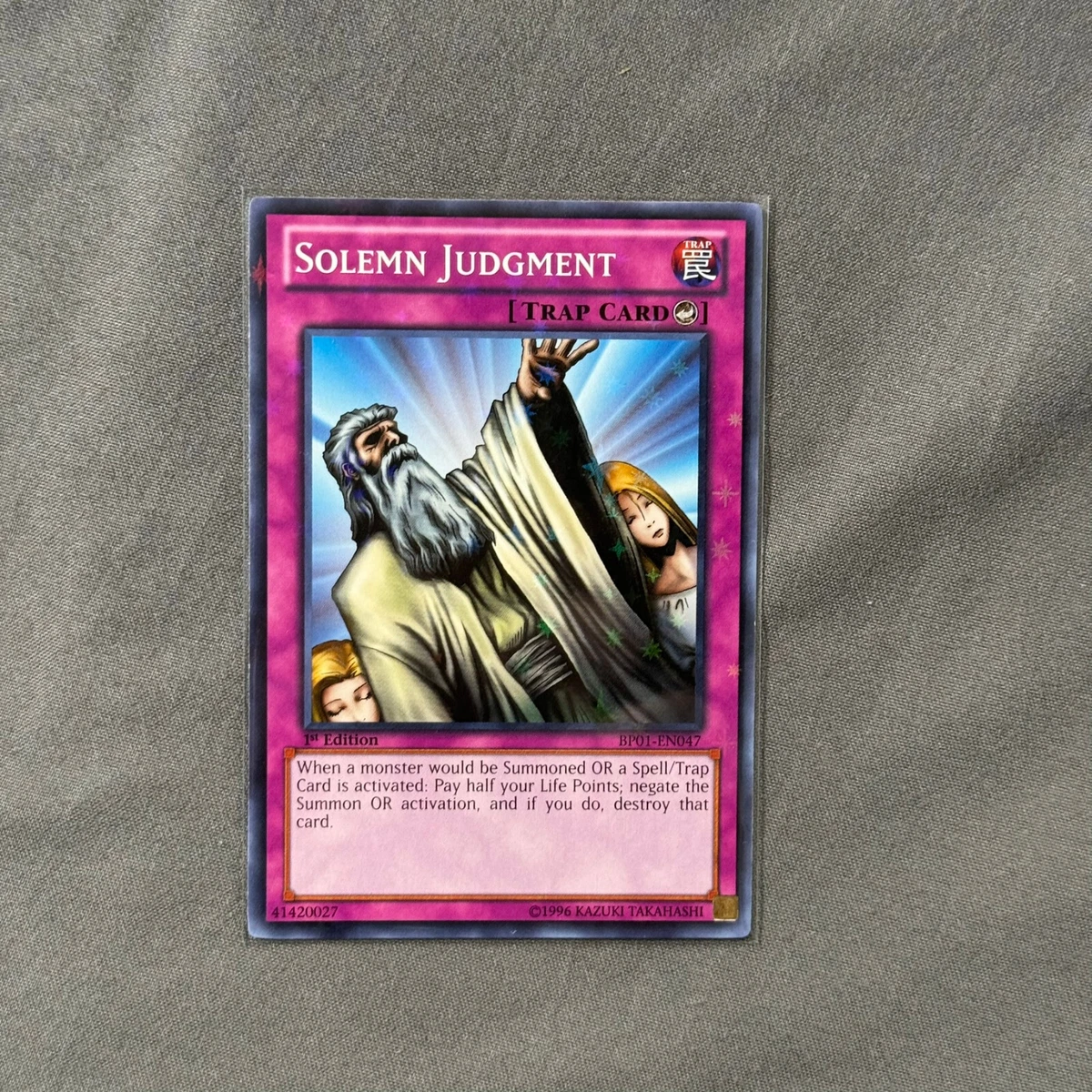 Solemn Judgment Yu-Gi-Oh! TCG Individual Trading Card Games for sale | eBay