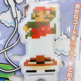 Super Mario Bros. Puni Puni Cord Roll for Nintendo 3DS JAPAN GAME FAMICOM