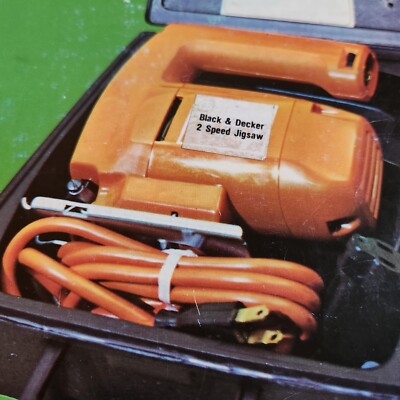 Vintage Black & Decker 2 Speed Corded Jigsaw Type 3 3amp Vintage Black & Decker 2 Speed Corded Jigsaw Type 3 3amp