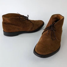 Trotter & Deane Chukka Boots Brown Suede Dainite Soles Round Toe Uk 12 (US 13)