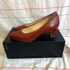 Vintage Red Leather Heels - Size 7 US