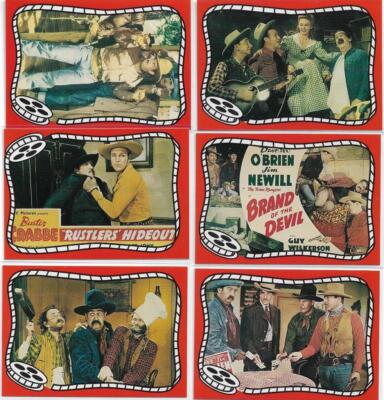 6 Card Lot *CHARLES KING* 1993 Riders of the Silver Screen Cards