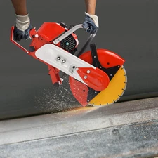 2900W Concrete Cutter Gasoline Power Concrete Cut Off Circular Saw+12 Inch Blade