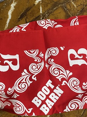 Bandana Boot Barn HTF Avec Logo - Western - Neuf Sans étiquette