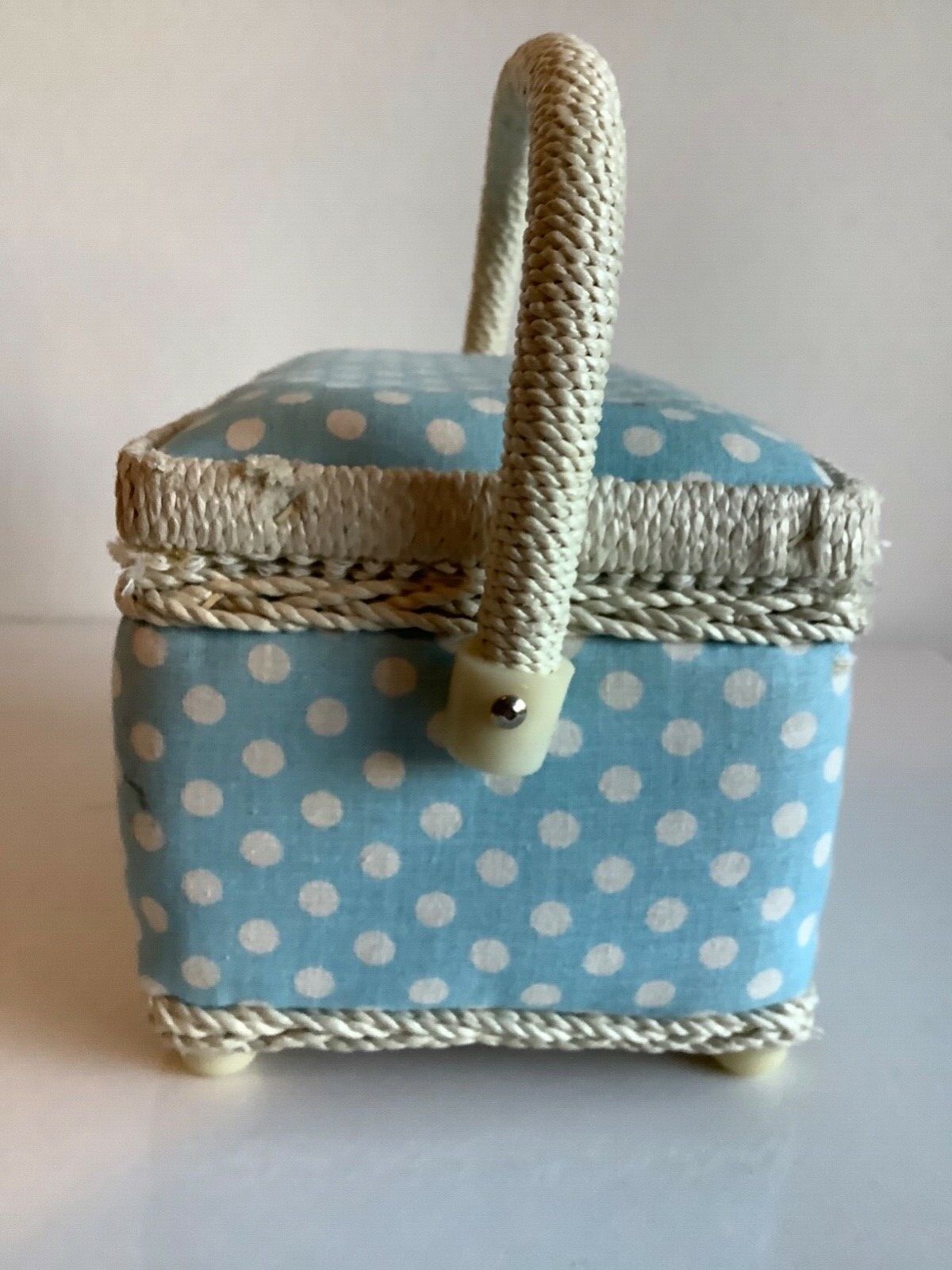 Vintage Style Sewing Basket eBay