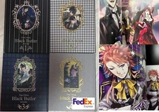 Black Butler Yana Toboso Artworks Art Book 1-4 Full set Kuroshitsuji From Japan