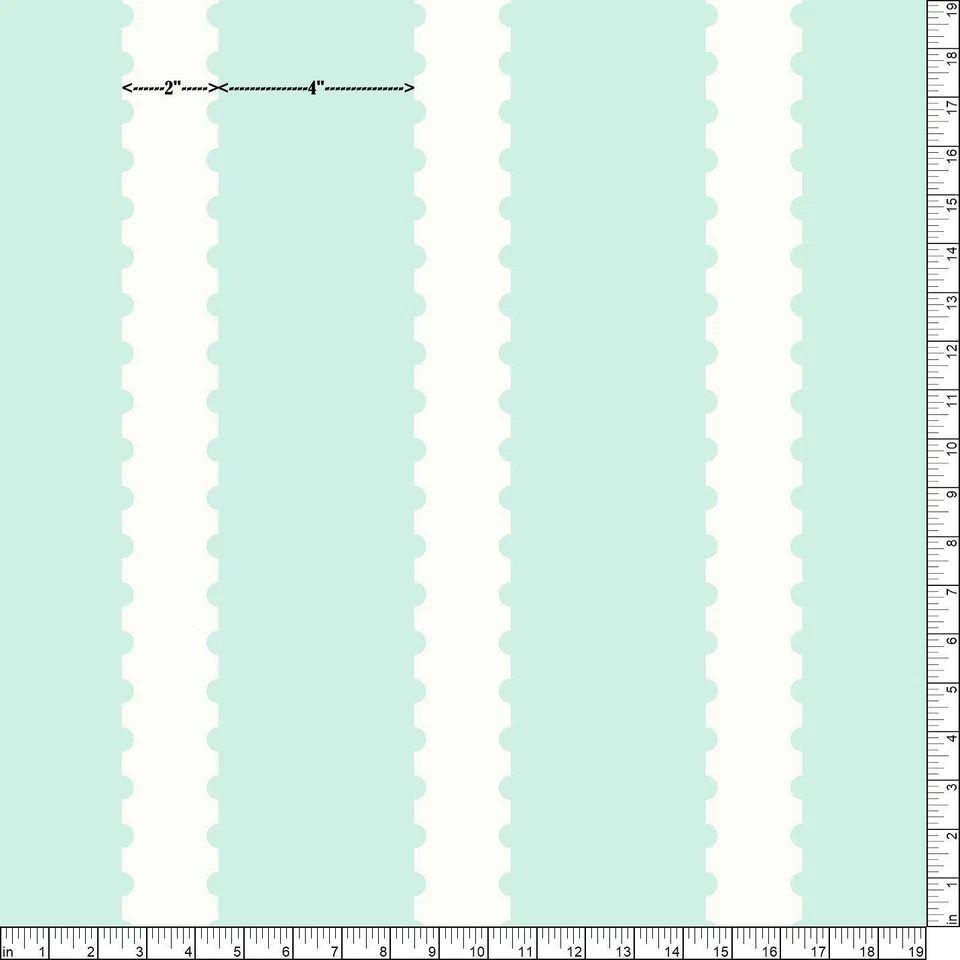 Telas Andover - Raya de sello - Raya de marco de sello postal - Como nuevo, por comprar Foto 2 de 4