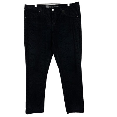 Mossimo Jeans Women's Size 16 Denim Legging Lightweight Snake Skinny Jegging