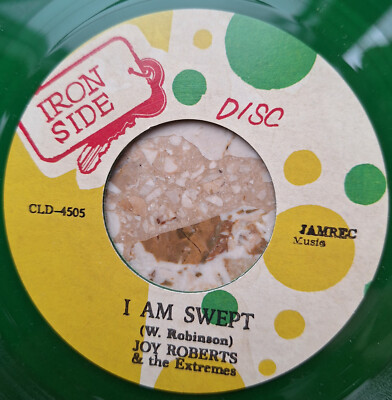 JOY ROBERTS - I Am Swept /b.w. Sweeping 7'' re (IRON SIDE/STUDIO ONE/US) in green
