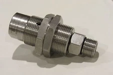 NEW Mosmatic 37.168 Swivel with bulkhead fitting, Ceramic, INOX DXG 3/8" NPT-F