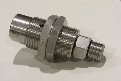 NEW Mosmatic 37.168 Swivel with bulkhead fitting, Ceramic, INOX DXG 3/8'' NPT-F