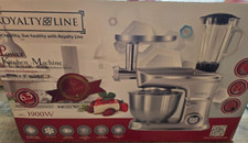 Royalty Line -  Küchenmaschine Knetmaschine Mixer mit Fleischwolf 6,5 L - 1900 W