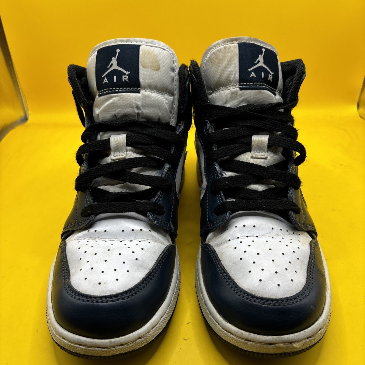 Nike Air Jordan 1 Mid Armory Navy Blue GS size 6.5Y 554725-411 | eBay
