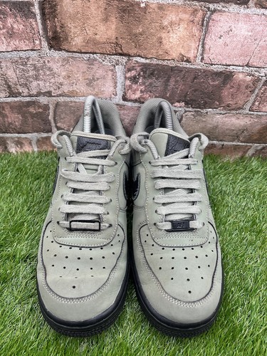 Nike Air Force One Military Green/Black DQ8423-132 UK 6 GS AA4083-012 - Picture 3 of 12