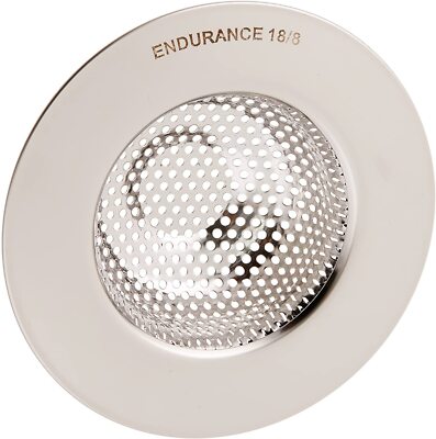 RSVP INTERNATIONAL Endurance Stainless Steel Sink Strainer - Traps Food Scraps