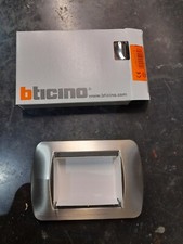 BTicino Living L4803ACS Placca 3 Moduli - Acciaio spazzolato - NUOVO RIMANENZA