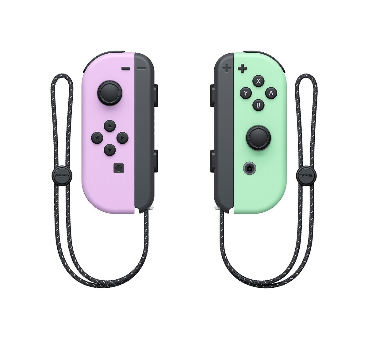 Nintendo Switch JoyCon - Pastel Purple/Pastel Green OPEN BOX from