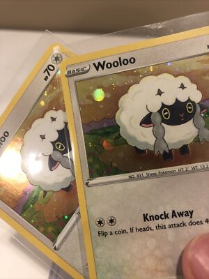Fusion Strike Booster Box Pokemon Wooloo Card - 222/264 Common