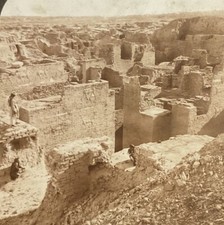 Ruins of Babylon Showing Palace of Nebuchadnezzar 6th Century BC Underwood SC3