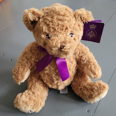 Queens Platinum Jubilee 2022 Royal Collection Trust Teddybär 25 cm Neu mit Etikett