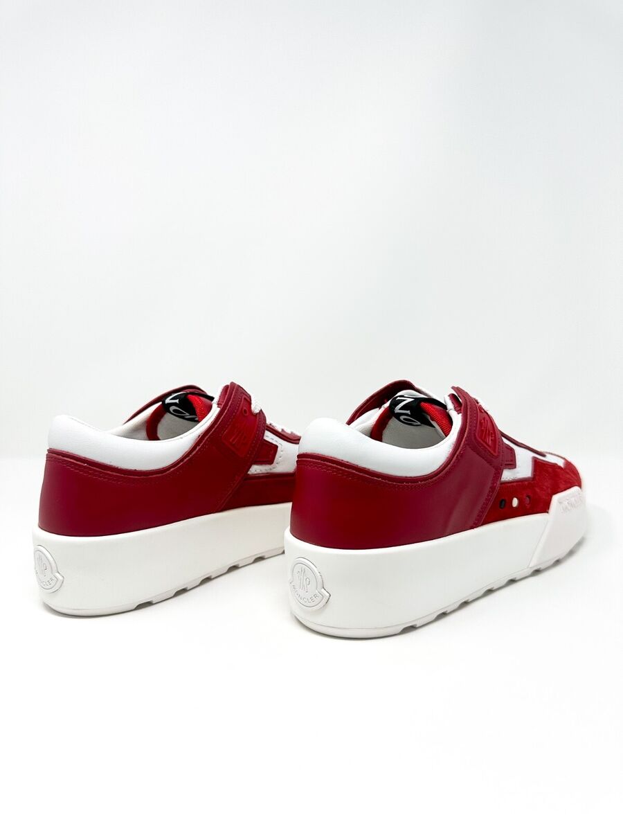 Moncler Men's Promyx Space Low Top Sneakers Red/White 8 US Moncler Men's Promyx Space Low Top Sneakers Red/White 8 US