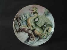Enchantica Ltd Ed "Gorgoyle" Spring plate by John J Woodward