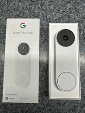 Google Nest  Doorbell Wired (2nd Generation) Snow White GA02767-US Doorbell ONLY