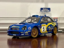 AUTOart Subaru WRX 'Racing #5 Burns Reid Portugal' 1/18 Scale Diecast Model Car 
